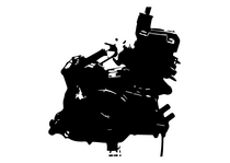 Motor buitenkant Honda MB