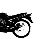 Achterkant Honda MBX