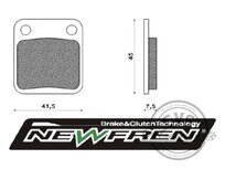 Bremsbelagsatz Newfren f&uuml;r Honda MN/Peugeot-viva va2008 fd0080