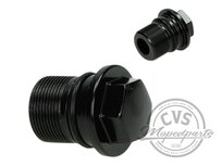 Bout stuur binnenpoot zwart Honda MB5-MB8