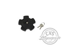 fuel tank cap + lock star black fits Honda MT-MB-ZUNDAPP-KREIDLER