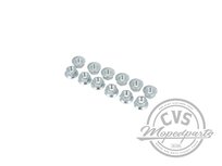 nut + flange m10x1.25 12pcs fits honda