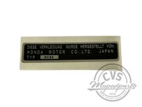 Honda MB Kuipsticker