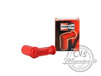 Bougie dop champion PR05U groot gat silicone rood