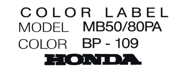 Kleurlabel sticker MB50/80PA BP-109