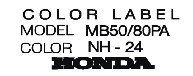 Kleurlabel sticker MB50/80PA NH-24