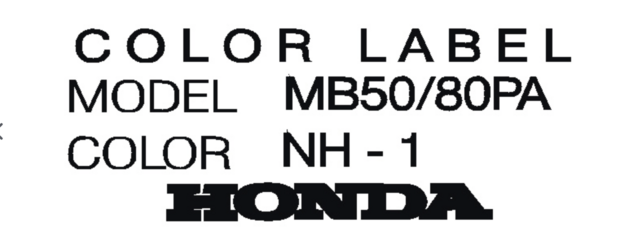 Kleurlabel sticker MB50/80PA NH-1