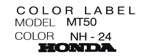 Kleurlabel sticker MT50 NH-24