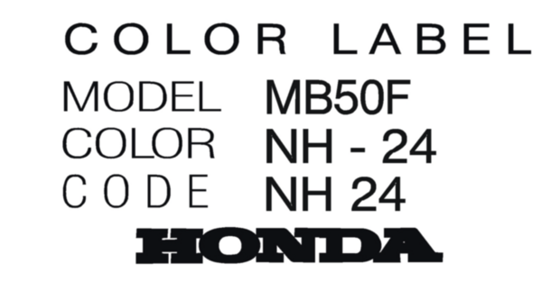 Kleurlabel sticker MB50F NH-24