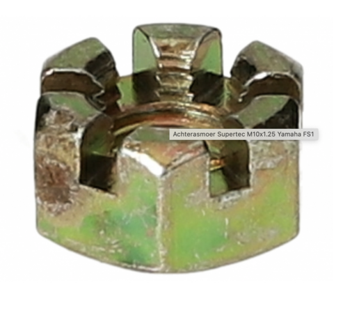 moer achterwielas m12x1.25 past op FS1-MT-MB-MTX
