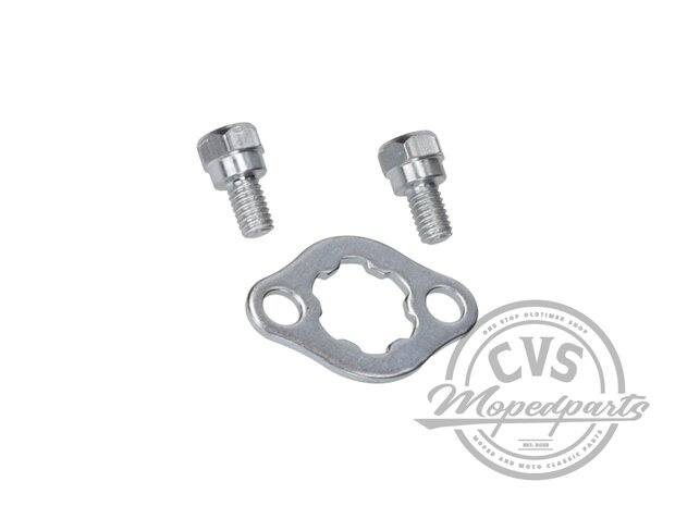 borgplaat set voorkettingwiel + bout Honda MT8-MB8-MTX80