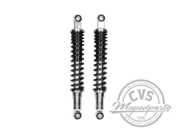 schokbrekerset A-kwaliteit MDI 310mm zwart/chroom Honda MT-MB
