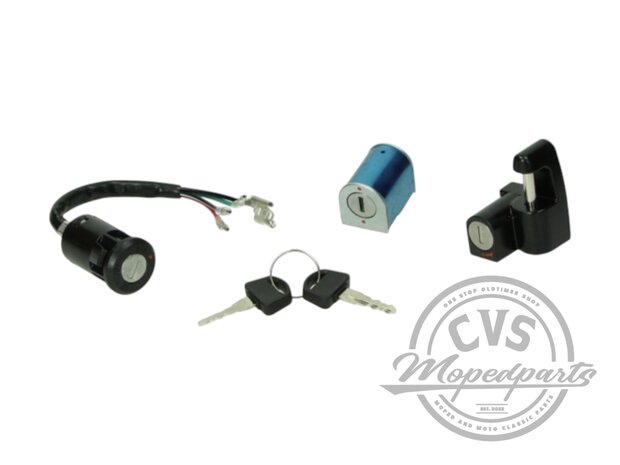 contactslotset nieuwe type +stuur en helmslot 3-delig Honda MT