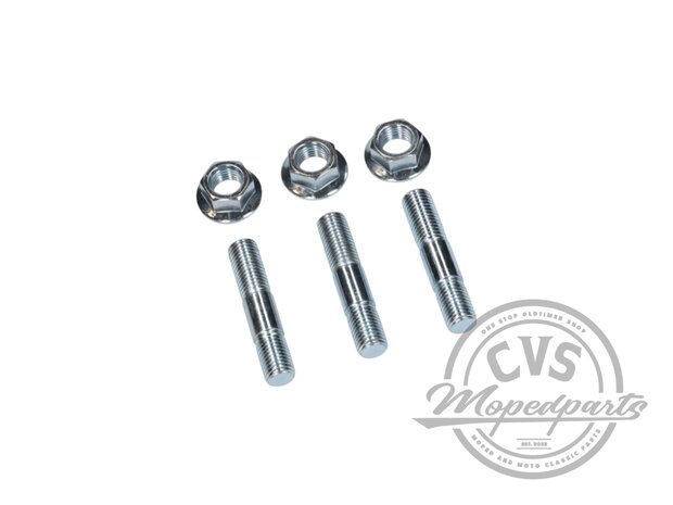 tapeindboutset tandwiel achter M10x1.25 6pcs Honda MT-MB-MTX-MBX-NSR