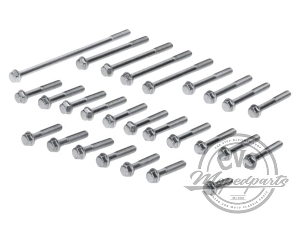 Carter Bout Set Chrom 27-tlg. f&uuml;r MT-MB-MTX-MBX-NSR