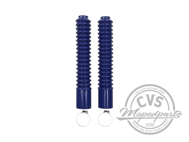 voorvorkrubberset honda 340mm blauw past op MB-MT-MTX-UNIVERSEEL