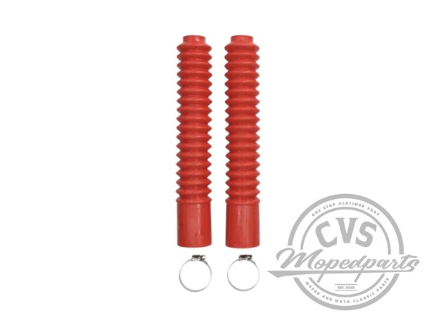 voorvorkrubberset Honda 340mm rood past op MB-MT-UNIVERSEEL