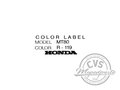 Color label sticker MT80 R-119