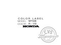 Color label sticker MT 50 NH1