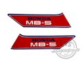 Honda MB Tank sticker set Rood